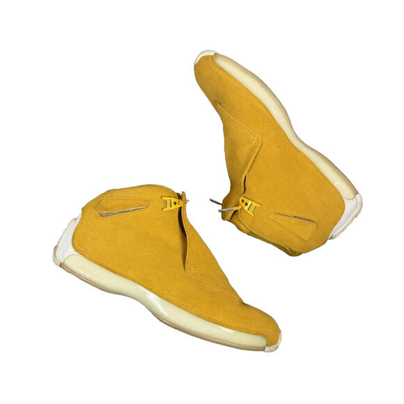 Size 14 - Air Jordan 18 Retro Yellow SuedeAA2494-701